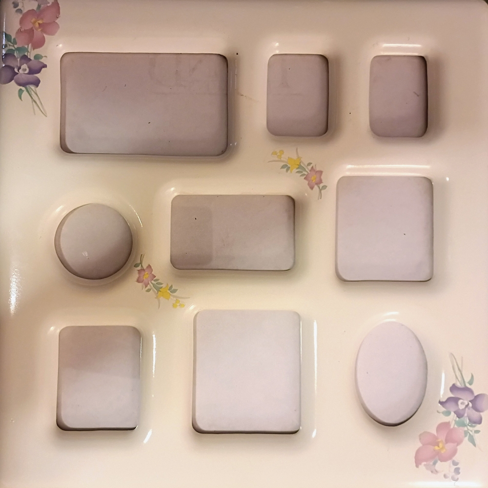 Floral Multi-Photo Frame in Cream